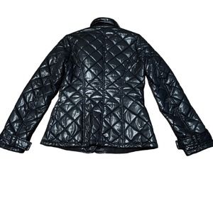 United Colors of Benetton black quilted jacket size US 6 IT 42